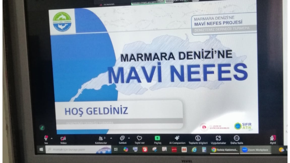 'Mavi Nefes Projesi' kapsamında okulumuz öğrencilerine eğitim verildi. 